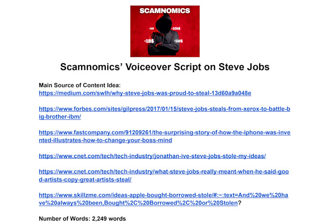 write high retention, well researched youtube video scripts